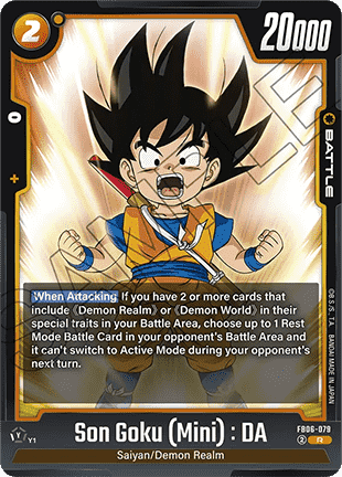 Son Goku (Mini) : DA (FB06-079) [Fusion World]