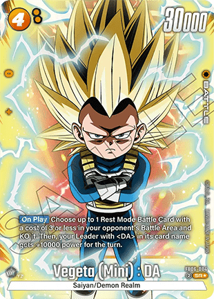 Vegeta (Mini) : DA (FB06-084) [Fusion World] (V.2 - Alternate Art) Immagine principale del prodotto