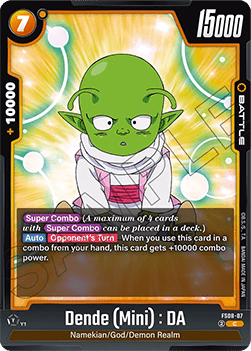 Dende (Mini) : DA (FS08-07) [Fusion World] (V.1 - Common)