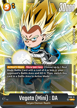 Vegeta (Mini) : DA (FS08-13) [Fusion World] Immagine principale del prodotto