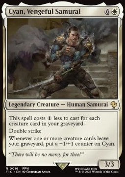 Cyan, Vengeful Samurai