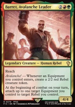 Barret, Avalanche Leader
