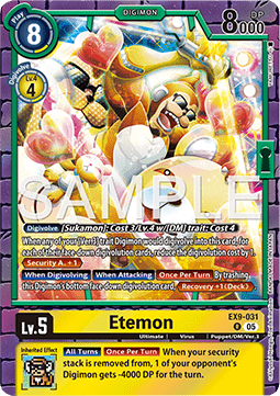 Etemon (EX9-031) Immagine principale del prodotto