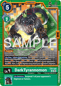 DarkTyrannomon (EX9-039) (V.1) Immagine principale del prodotto