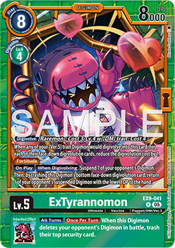 ExTyrannomon (EX9-041) Immagine principale del prodotto