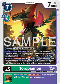 Toropiamon (EX9-042) (V.1) Immagine principale del prodotto