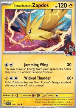 Team Rocket's Zapdos Immagine principale del prodotto