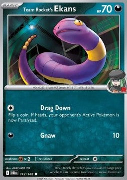 Team Rocket's Ekans Immagine principale del prodotto