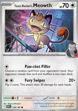 Team Rocket's Meowth Immagine principale del prodotto