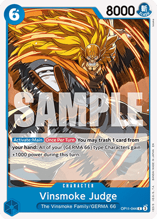 Vinsmoke Judge (OP11-044) Immagine principale del prodotto