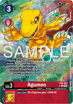 Agumon (EX9-007) (V.3) Immagine principale del prodotto