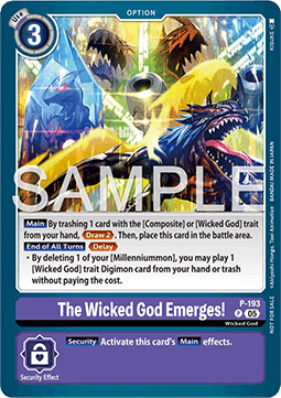 The Wicked God Emerges! (P-193) Immagine principale del prodotto