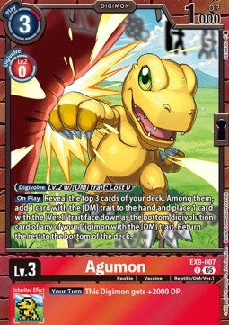 Agumon (EX9-007) (V.1) Immagine principale del prodotto