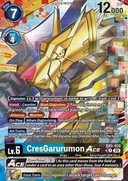 CresGarurumon Ace (EX9-020) (V.2) Immagine principale del prodotto