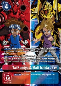 Tai Kamiya & Matt Ishida (EX9-066) (V.2) Immagine principale del prodotto