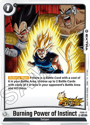 Burning Power of Instinct (FS09-17) [Fusion World]