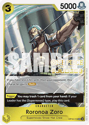 Roronoa Zoro (OP10-113)