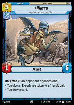 Watto, No Money, No Parts, No Deal (V.1) Immagine principale del prodotto