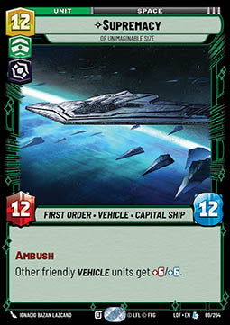 Supremacy, Of Unimaginable Size (V.1)