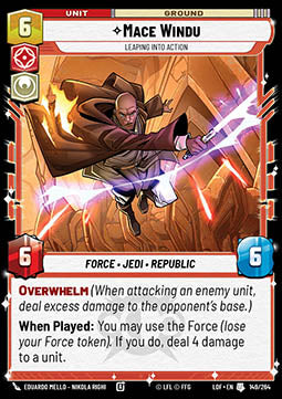 Mace Windu, Leaping into Action (V.1) Immagine principale del prodotto