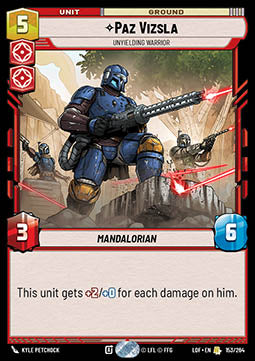 Paz Vizsla, Unyielding Warrior (V.1)