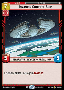 Invasion Control Ship (V.1) Immagine principale del prodotto