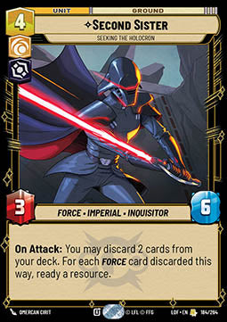 Second Sister, Seeking the Holocron (V.1)