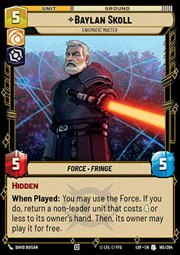 Baylan Skoll, Enigmatic Master (V.1) Immagine principale del prodotto