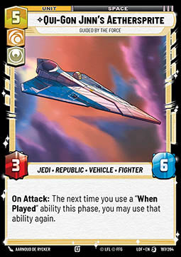 Qui-Gon Jinn's Aethersprite, Guided by the Force (V.1)