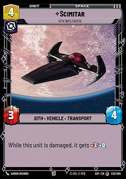 Scimitar, Sith Infiltrator (V.1)
