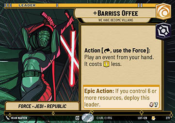 Barriss Offee, We Have Become Villains (V.1)