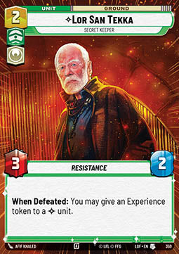 Lor San Tekka, Secret Keeper (V.1) Immagine principale del prodotto
