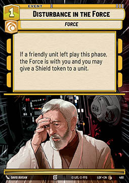 Disturbance in the Force (V.1)