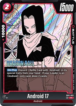 Android 17 (SB01-003) [Fusion World] (V.1 - Rare) Immagine principale del prodotto