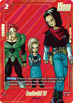 Android 17 (SB01-003) [Fusion World] (V.2 - Alternate Art) Immagine principale del prodotto