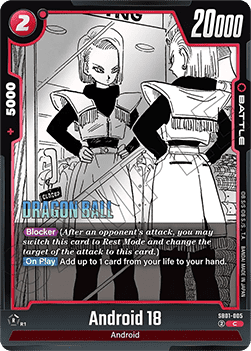Android 18 (SB01-005) [Fusion World] Immagine principale del prodotto