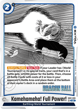 Kamehameha! Full Power! (SB01-020) [Fusion World]
