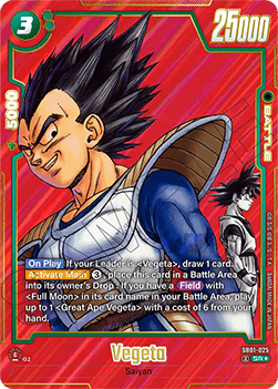 Vegeta (SB01-025) [Fusion World] (V.2 - Alternate Art) Immagine principale del prodotto