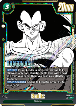 Raditz (SB01-026) [Fusion World] (V.1 - Super Rare)