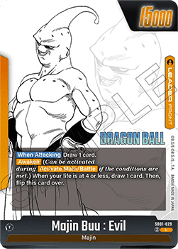Majin Buu : Evil // Majin Buu : Kid (SB01-029) [Fusion World] (V.1 - Leader)