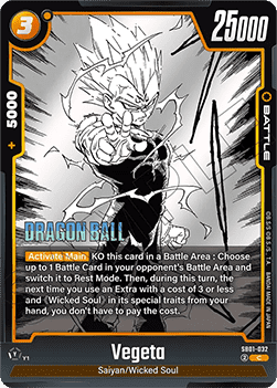 Vegeta (SB01-032) [Fusion World] Immagine principale del prodotto