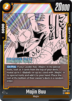 Majin Buu (SB01-033) [Fusion World] (V.1 - Rare) Immagine principale del prodotto