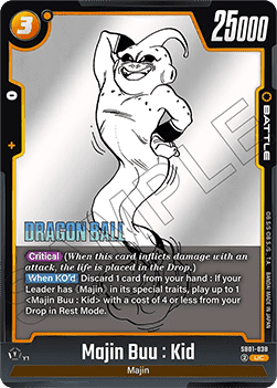 Majin Buu : Kid (SB01-038) [Fusion World]