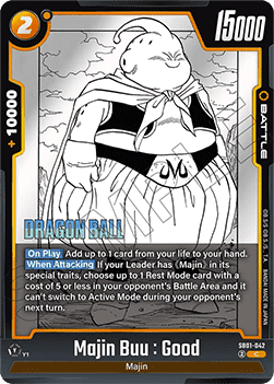 Majin Buu : Good (SB01-042) [Fusion World]