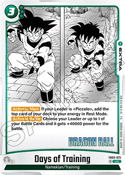 Days of Training (FB03-075) [Fusion World]