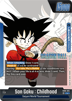Son Goku : Childhood // Son Goku : Childhood (FB06-025) [Fusion World] (V.1 - Leader)