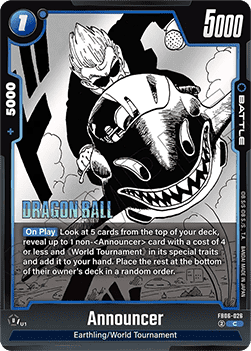 Announcer (FB06-026) [Fusion World]