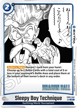 Sleepy Boy Technique (FB06-046) [Fusion World]