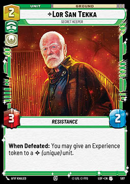 Lor San Tekka, Secret Keeper (V.2) Immagine principale del prodotto