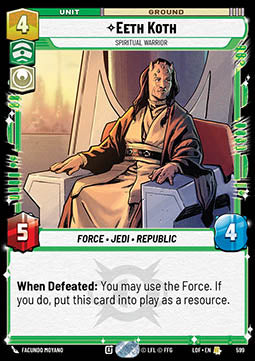 Eeth Koth, Spiritual Warrior (V.2)